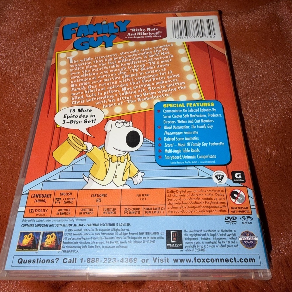 Family Guy Volume Three 3-Disc Set - Picture 2 of 4